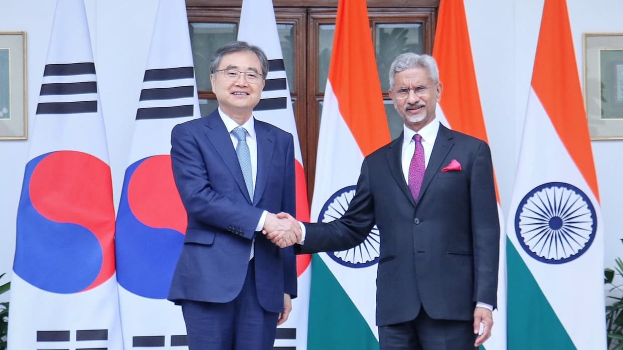 South Korea Foreign Minister Hyun arrived in India for the first time Ministry of External News In Hindi