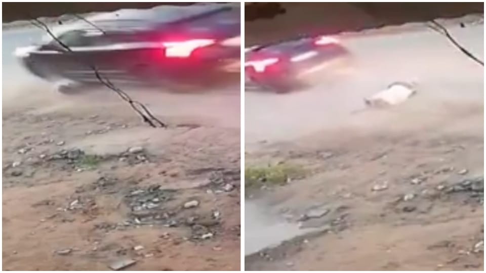 A speeding car in the capital Jaipur has claimed the life of a retired Army Captain