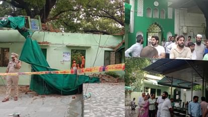 Roof collapse incident in Humayun Tomb Campus, police registered FIR against unknown persons