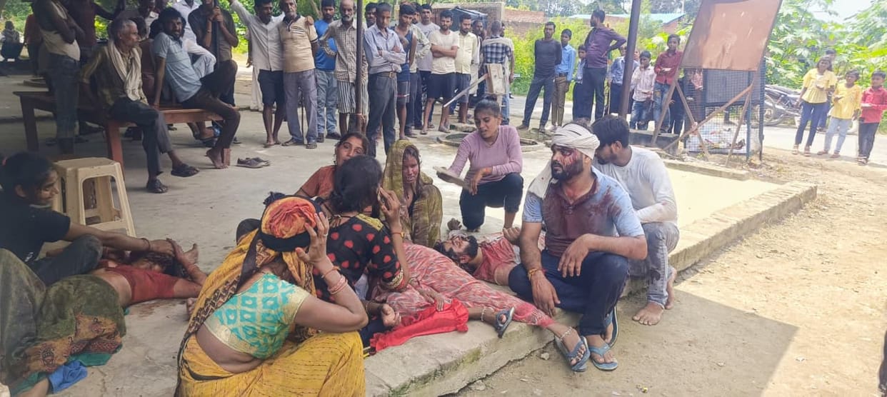 Kannauj Bloody clash between two parties over land dispute 11 people injured woman alleges molestation