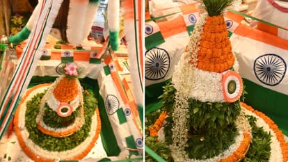 Celebration of Independence day Muslim women came out on streets of Kashi children danced flag was saluted