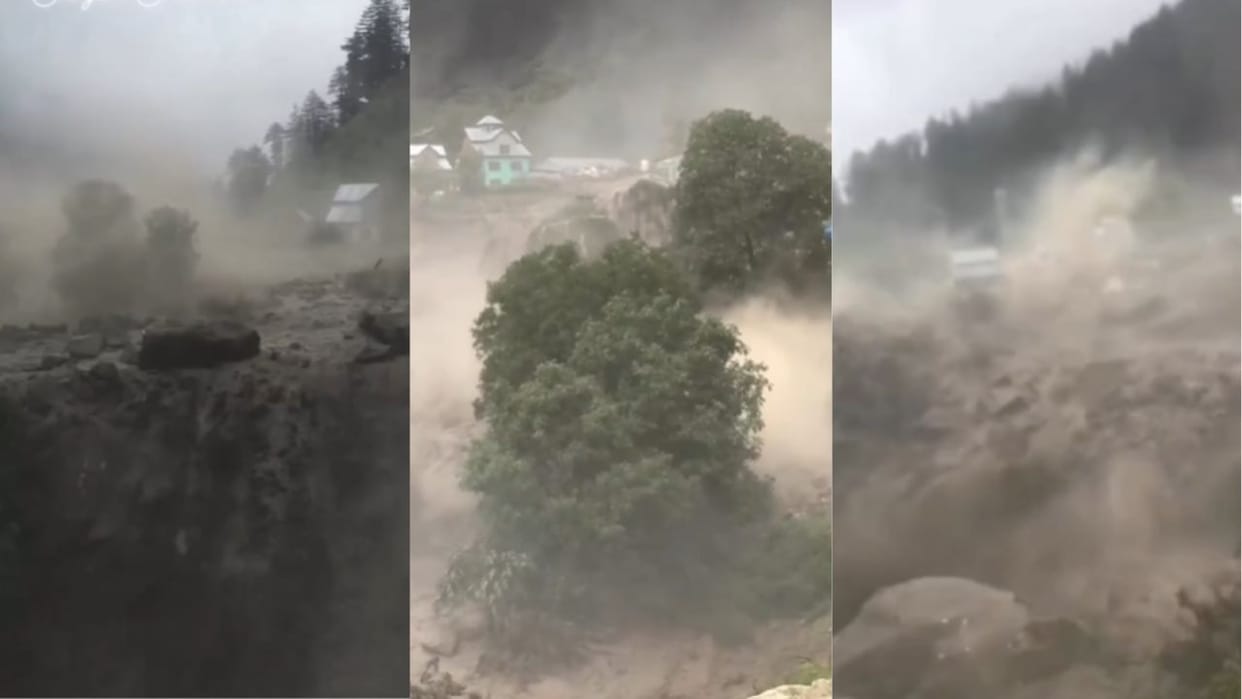 Cloud burst in Ganderbal, rivers and streams in spate, red alert issued for two days