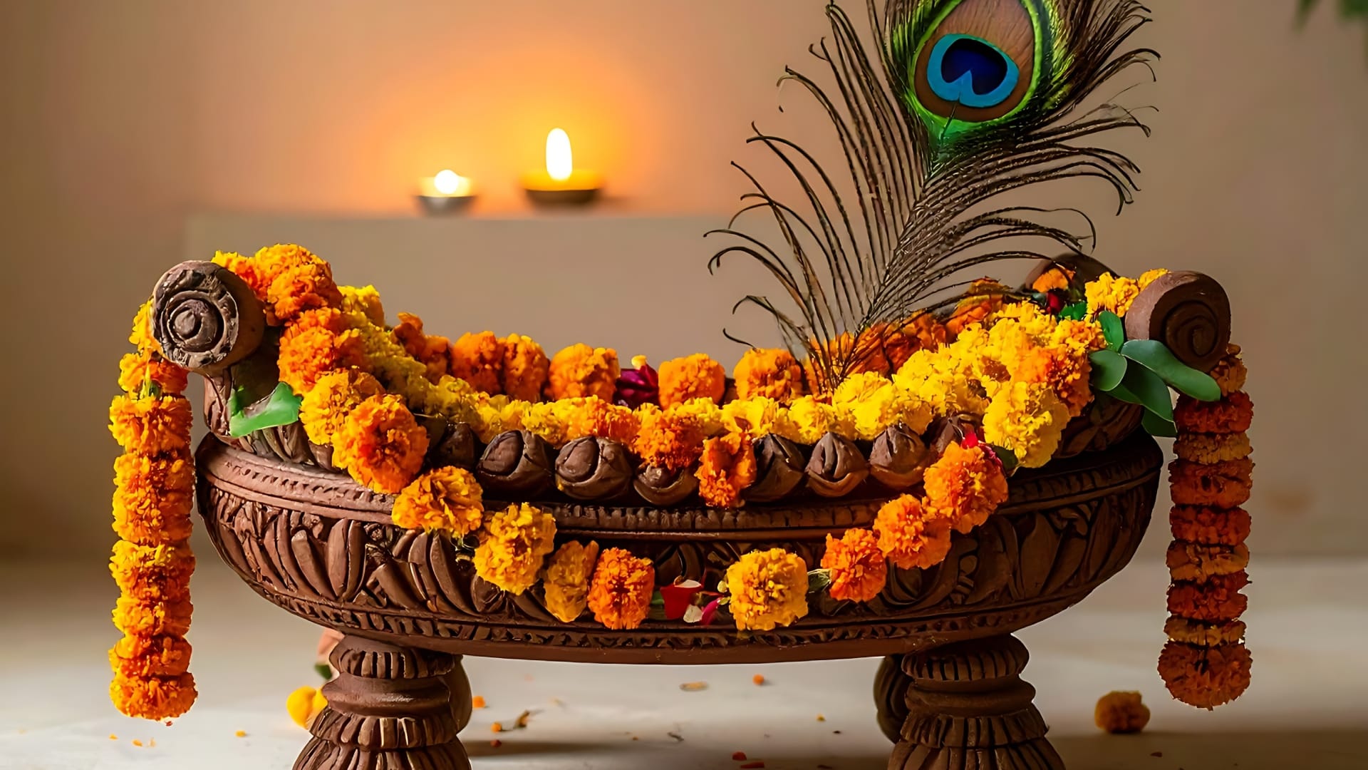 how to decorate krishna jhula at home on krishna janmashtami 2025