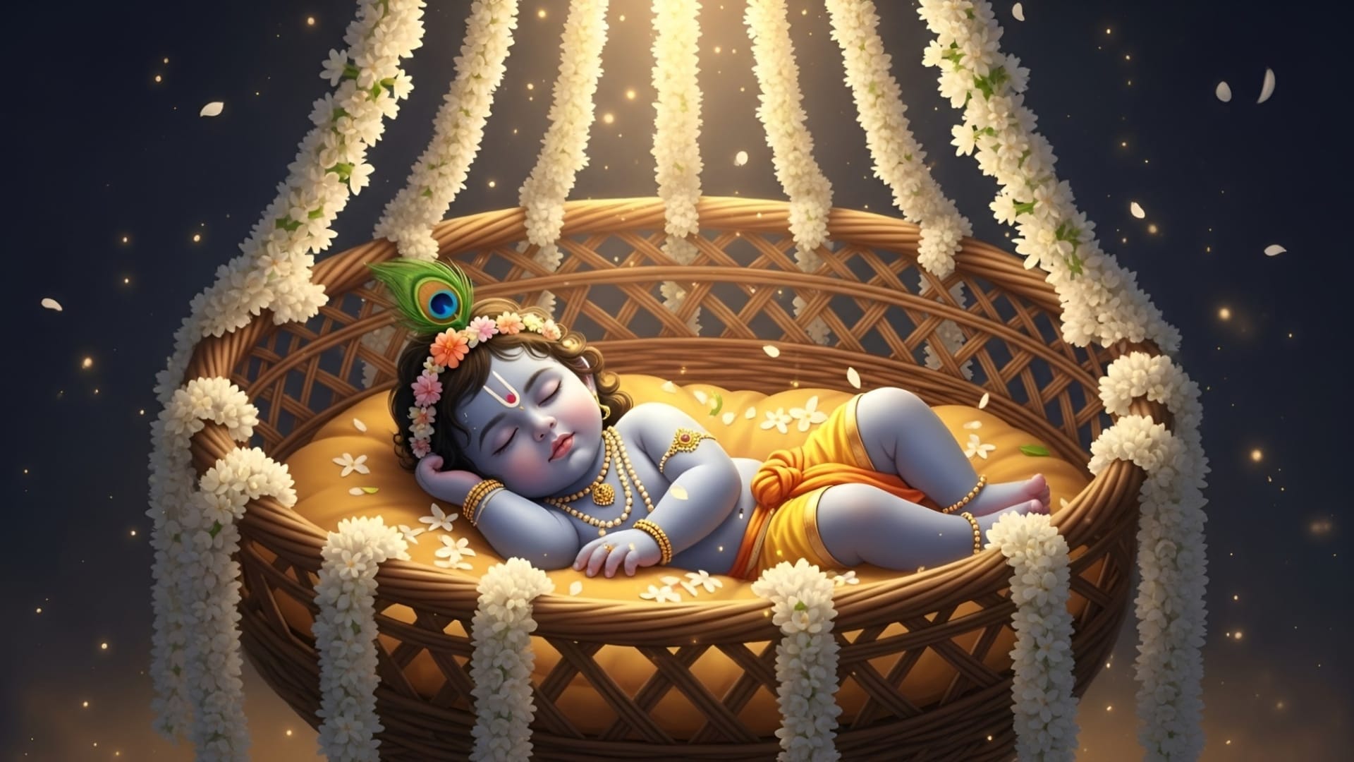 how to decorate krishna jhula at home on krishna janmashtami 2025