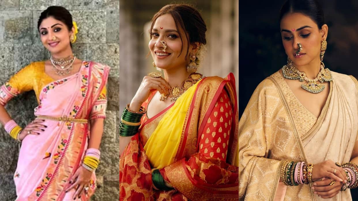 Ganesh Chaturthi 2025 Get Perfect Maharashtrian Look Inspired  from These Actresses