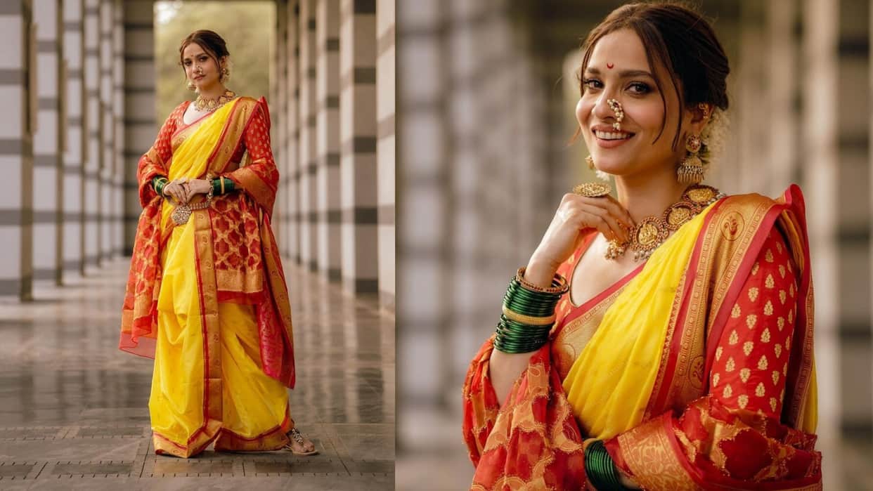 How to wear Nauvari Saree Follow step by step guide nauvari saree kaise pahne jaane aasan tarika