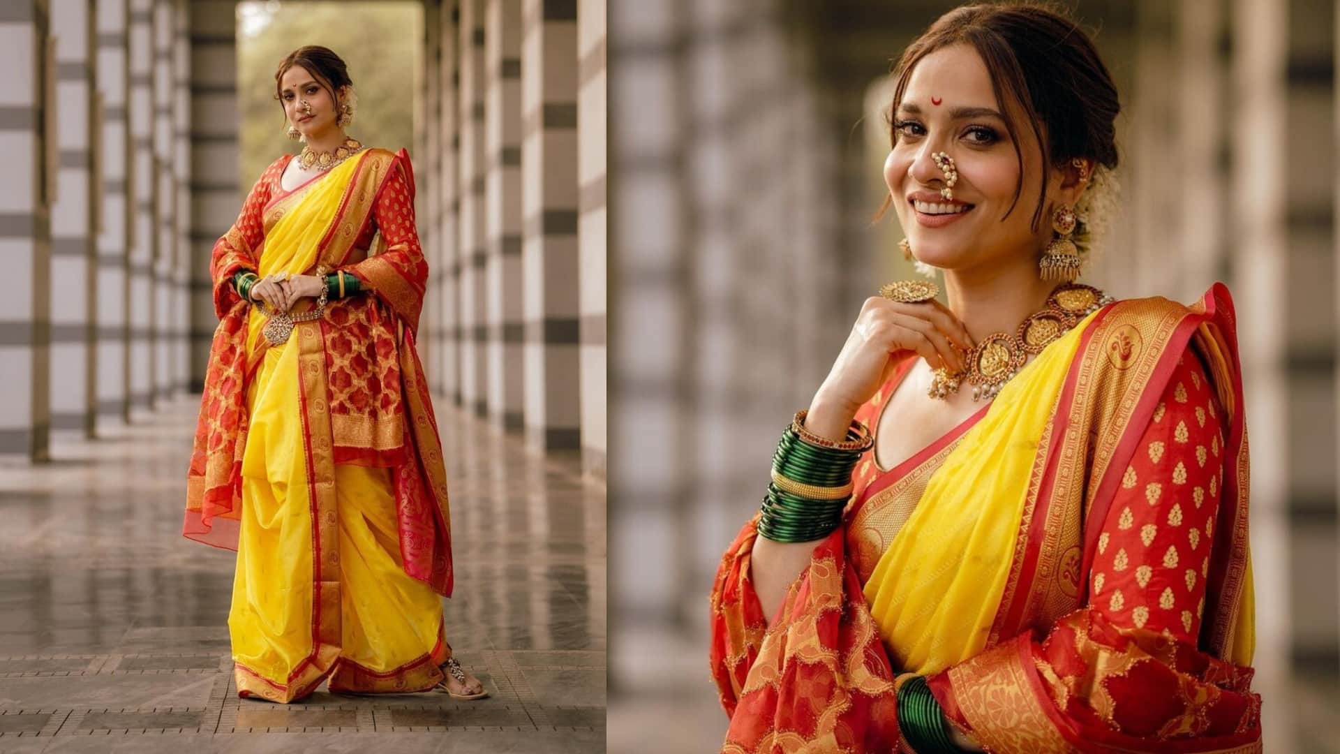 Ganesh Chaturthi 2025 Get Perfect Maharashtrian Look Inspired  from These Actresses