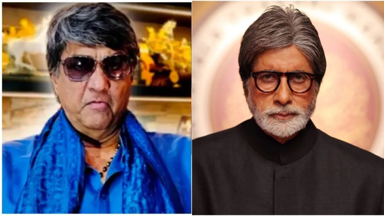 Mukesh khanna says that amitabh bachchan use fake beard know what actor said