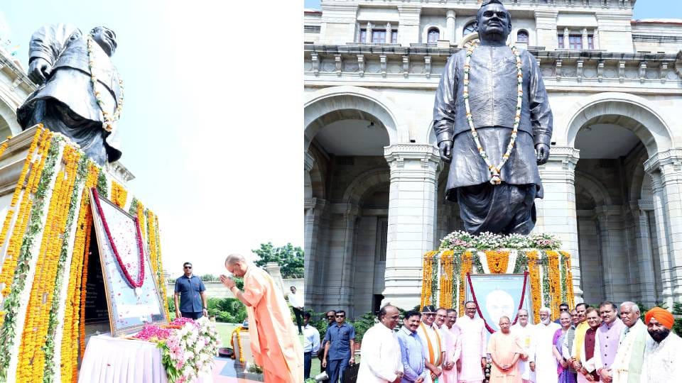 Former PM Atal Bihari Vajpayee remembered on his death anniversary CM Yogi paid tribute by offering flowers