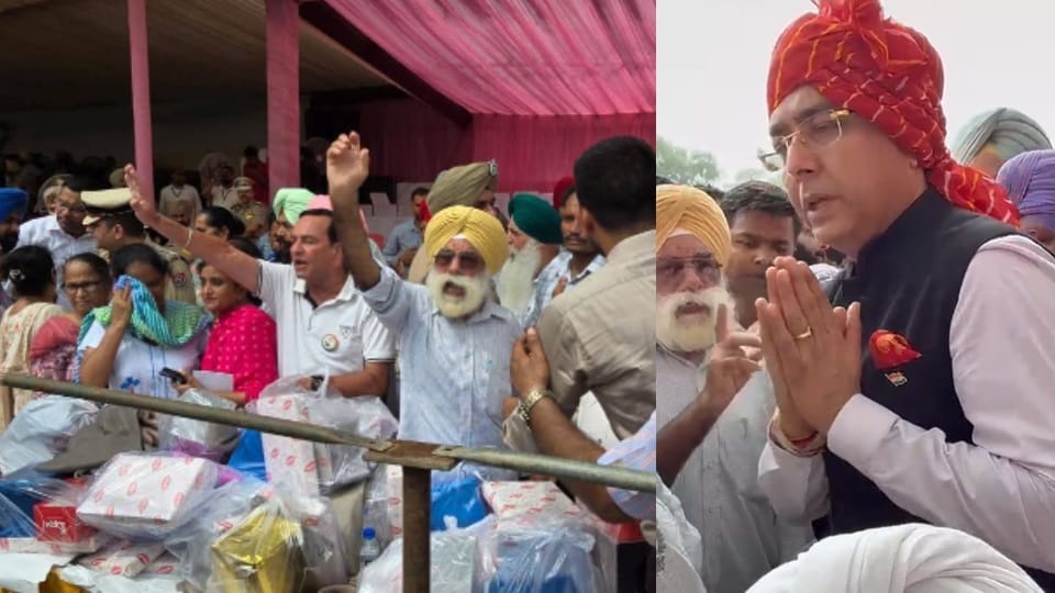 Ruckus at Independence Day celebrations Martyr families throw away honours in Ludhiana Aman Arora