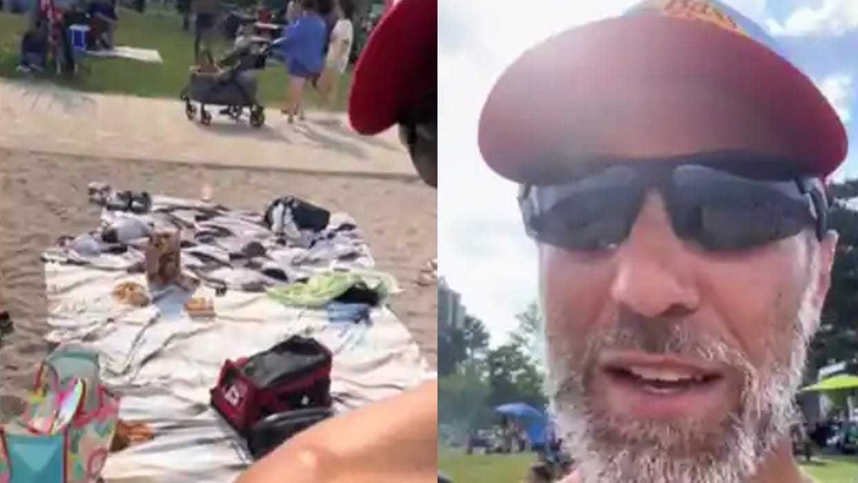 viral video punjabi music on beach canadian man anger video goes viral on social media