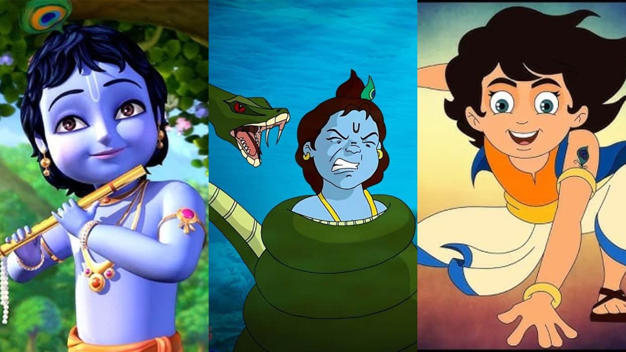 Janmashtami Specil Animated shows on Krishna Roll No 21 Little Krishna Kisna Krishna Balram