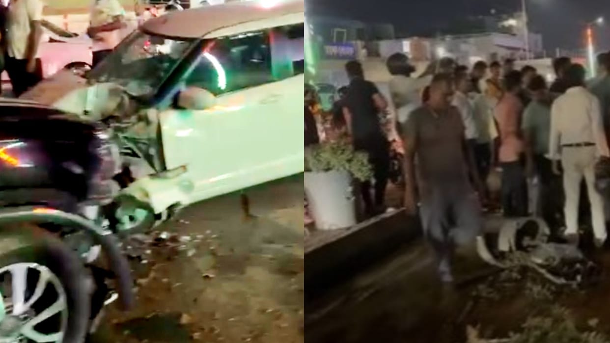 Bihar News: Car and Scorpio collide on Bailey Road in Patna: Two people injured, Bihar police investigation