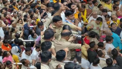 woman health deteriorated during Mangala Aarti held at Bankebihari temple on Janmashtami in vrindavan