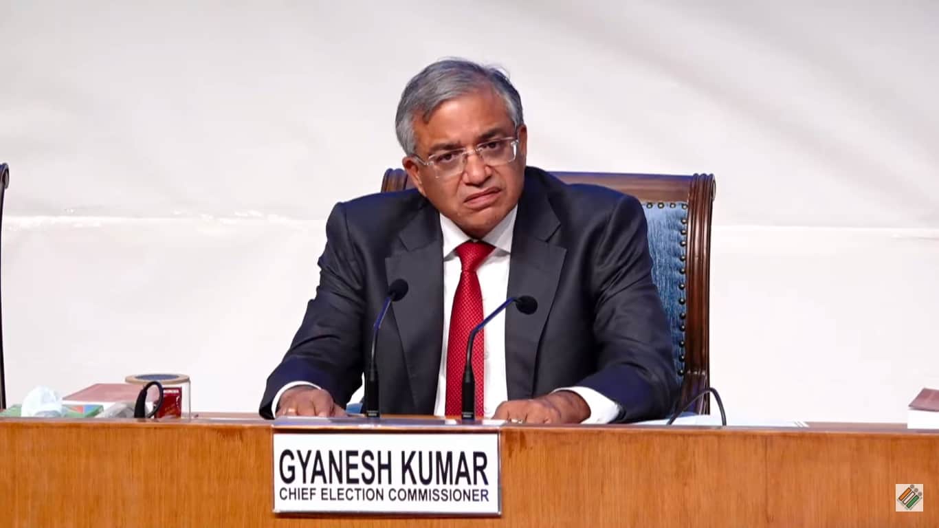 मुख्य चुनाव आयुक्त ज्ञानेश कुमार