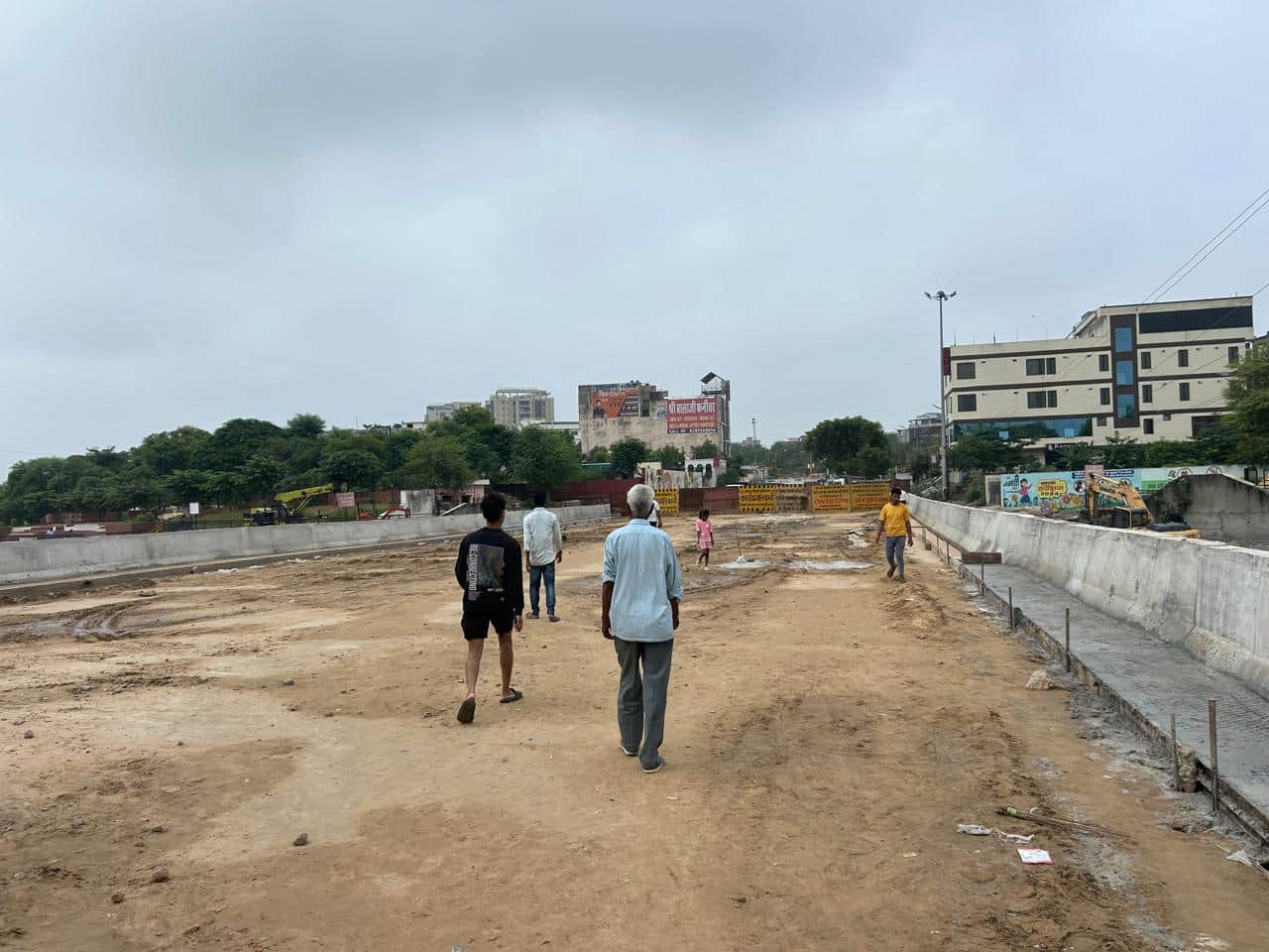 culvert work is complete, significantly eased traffic flow between Durgapura and Mansarovar in Jaipur