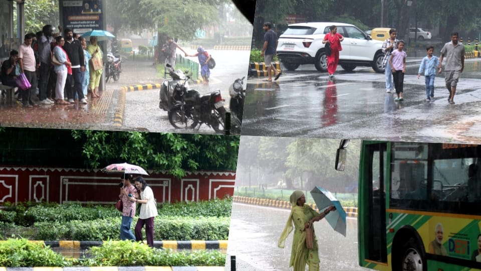A young man swept away by rainwater drowned in a drain and remained untraced