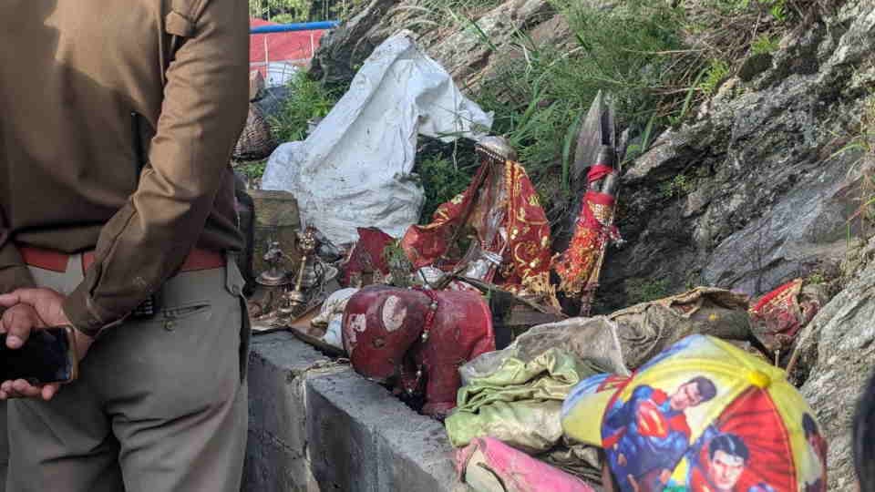 Uttarkashi Disaster miracle happened Maa Raj Rajeshwari was found safe under the seven feet debris