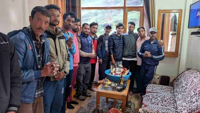 Uttarkashi Disaster miracle happened Maa Raj Rajeshwari was found safe under the seven feet debris