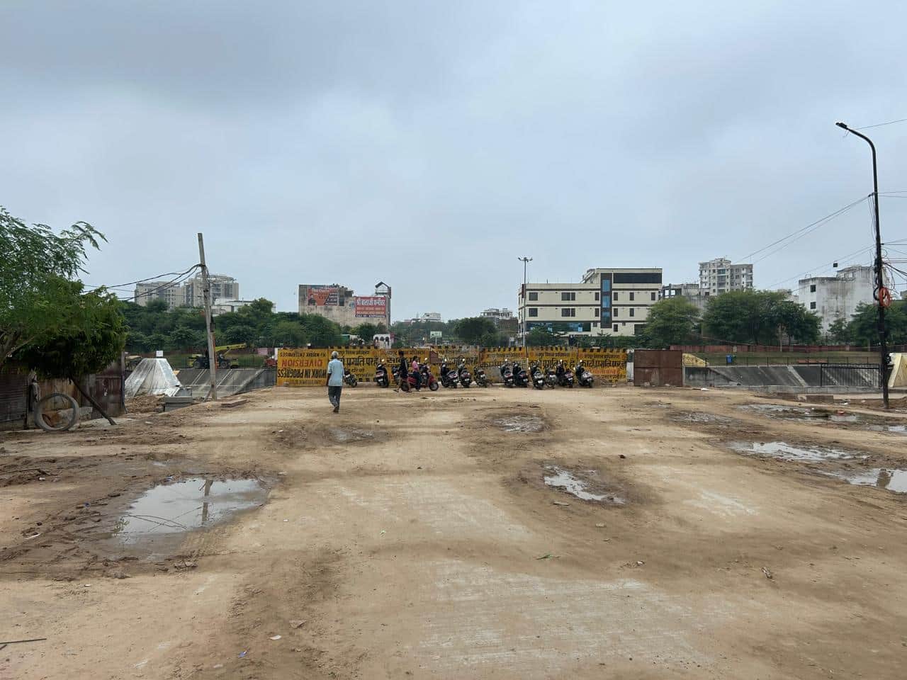 culvert work is complete, significantly eased traffic flow between Durgapura and Mansarovar in Jaipur