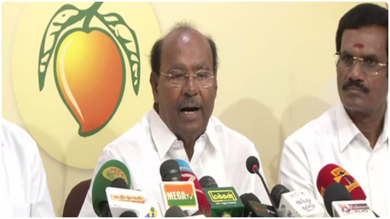 Tamil Nadu PMK founder Ramadoss was elected as the party president
