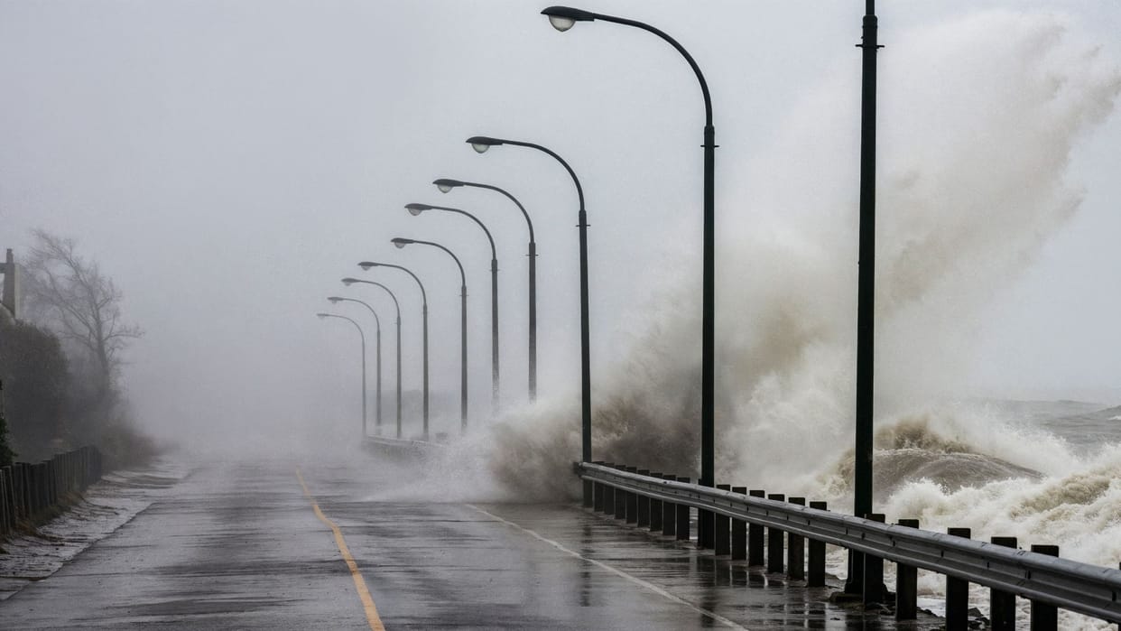 Hurricane Erin explodes in strength to a Category 5 storm in the Atlantic near Caribbean Islands
