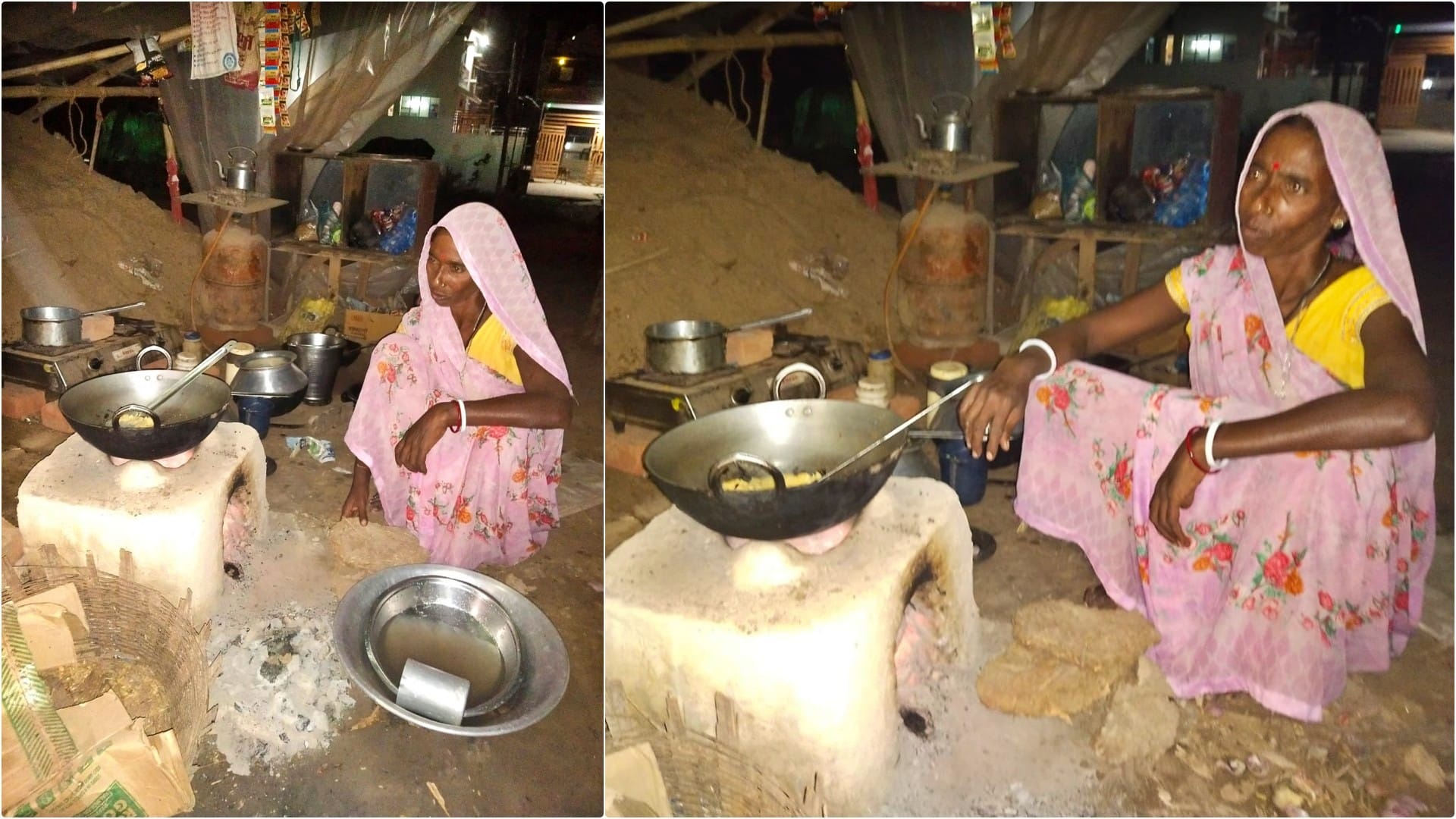 गंगा की बाढ़ से बेघर हुए लोग, तंबुओं में रहने को मजबूर