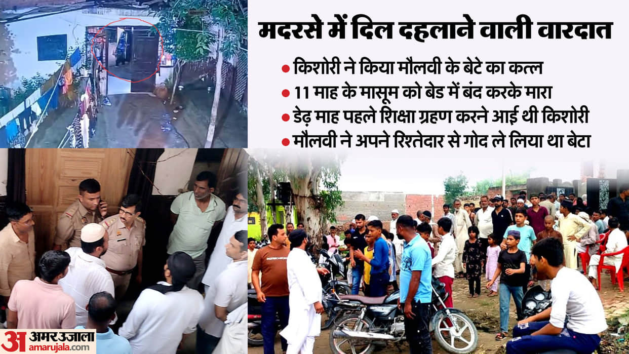 Teenager killed a Maulvi son by locking him in bed In Baghpat See Photos