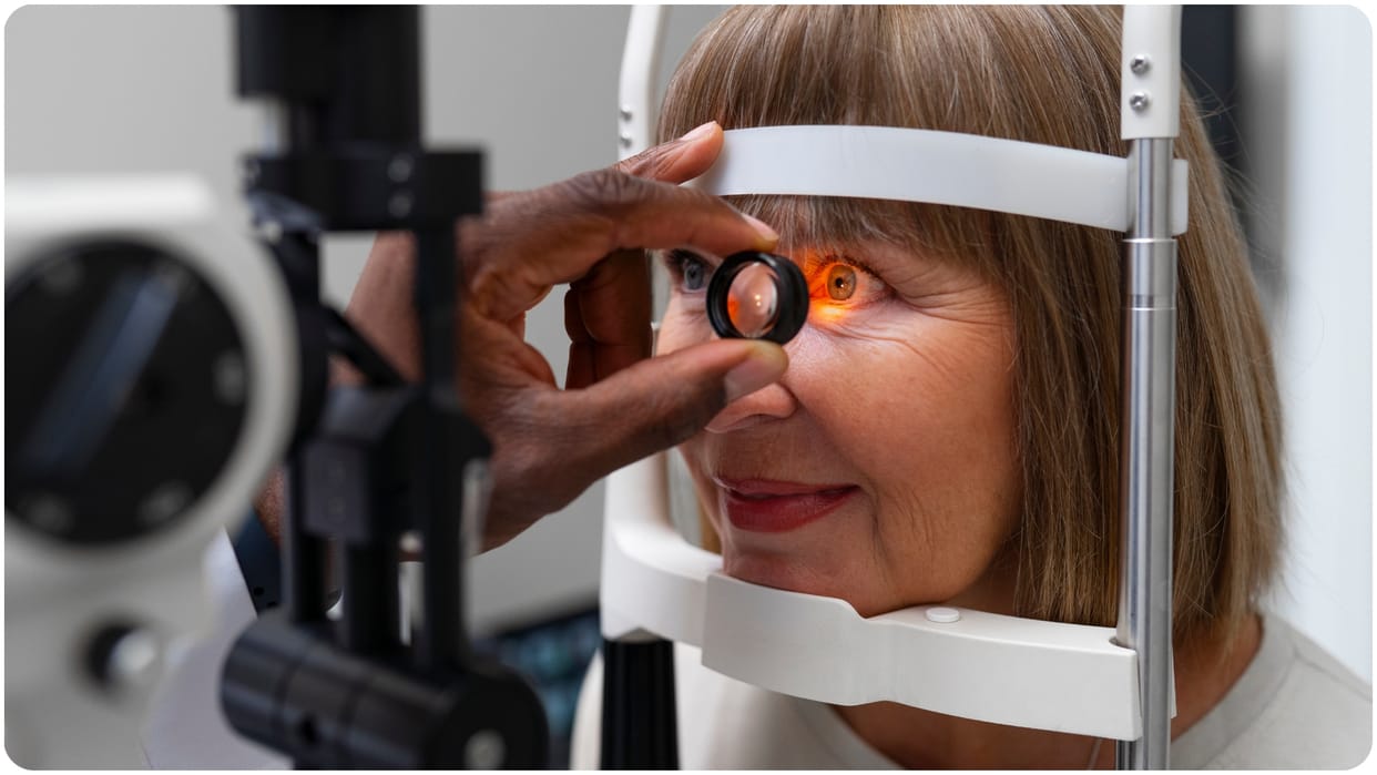 Neither registration nor a degree... posing as eye doctors to provide treatment