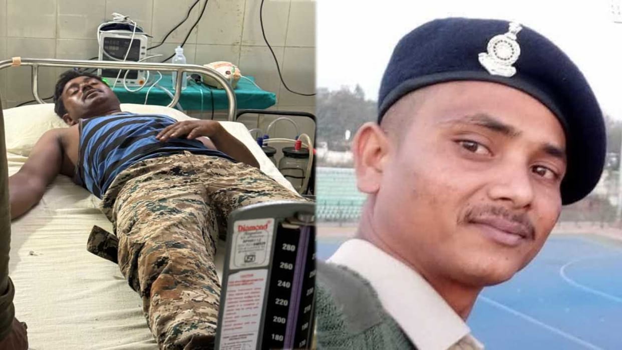 IED planted by Naxalites explodes in Chhattisgarh Bijapur Police jawan killed Three other personnel injured