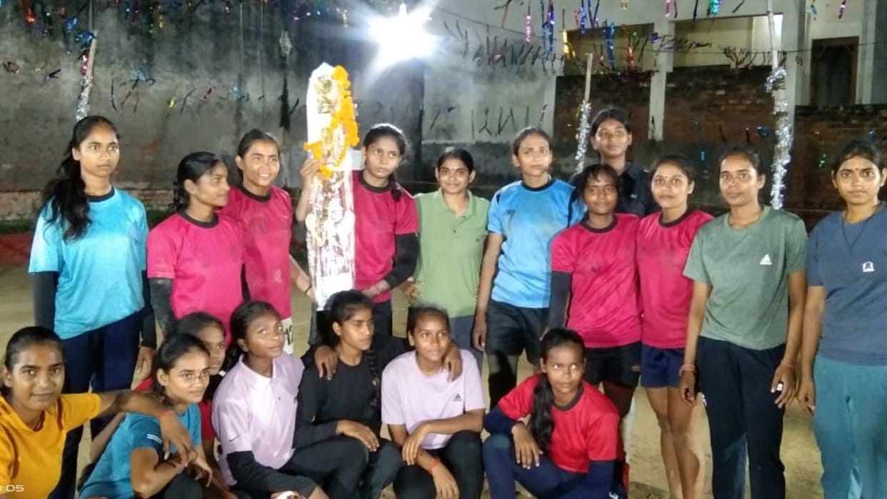 Kabaddi Kandwa won open prize money due to coordination and accurate raids of Kavita and Manisha