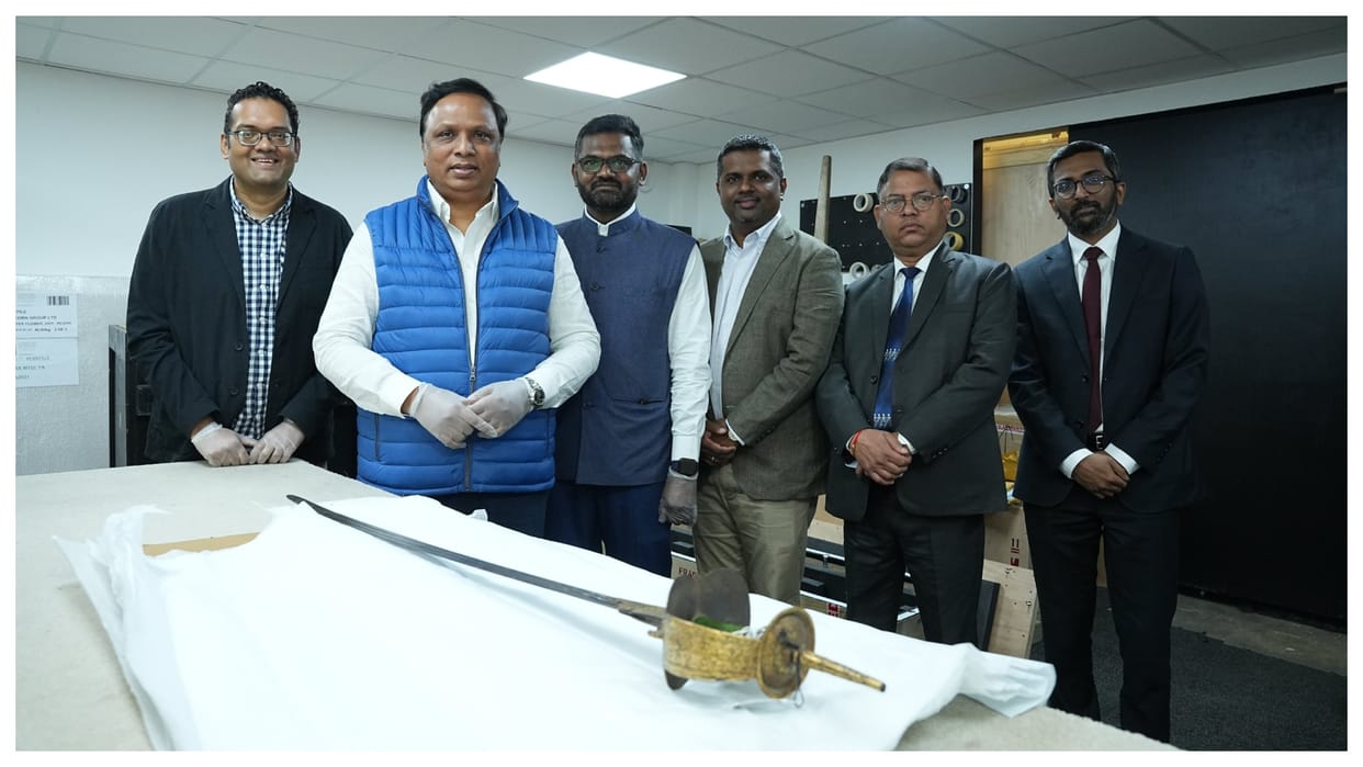 Maratha general Raghuji Bhonsle sword brought to Mumbai maharashtra government acquired in auction
