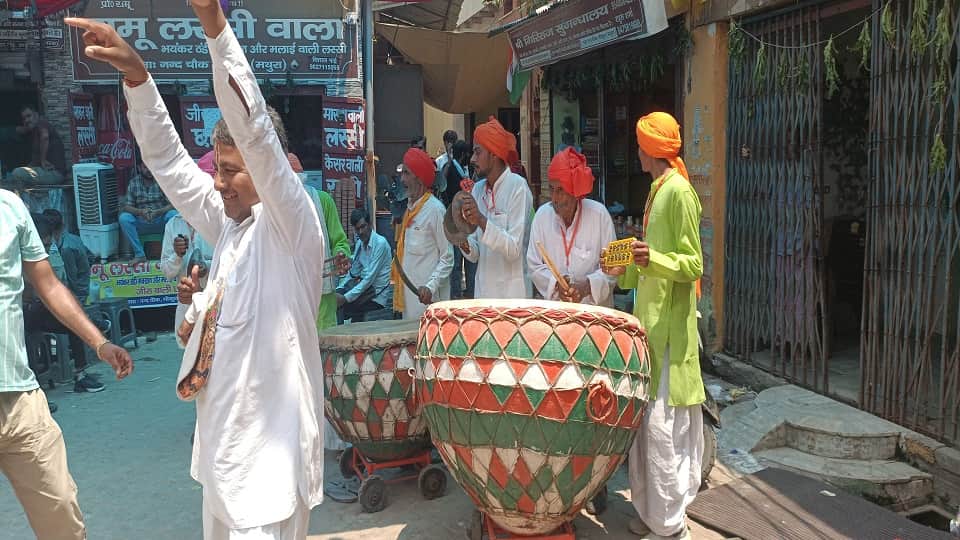 Mathura Janmashtami 2025 nandotsav in gokul celebration pics