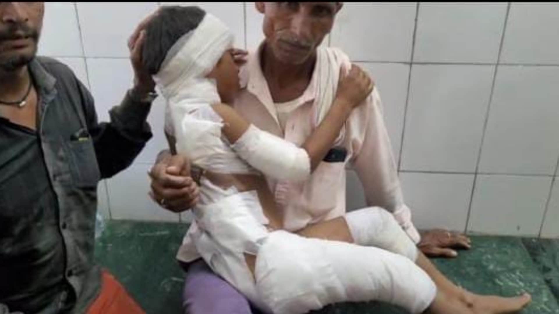 अस्पताल में भर्ती मासूम