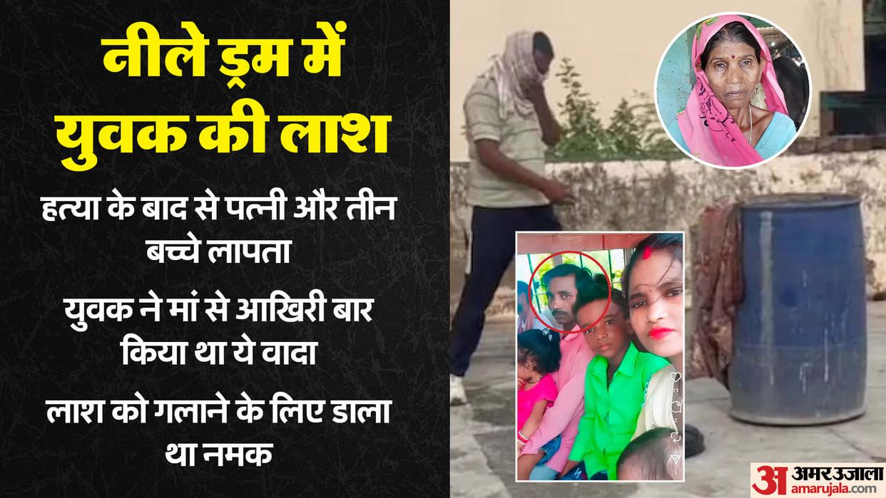 Rajasthan Murder Case Husband Body Found in Blue Drum, Link to UP Shahjahanpur Details in Hindi