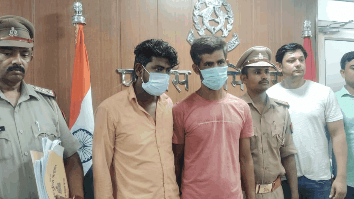 Ecotech-3 police and CRT team arrested two members of interstate ganja smuggling gang