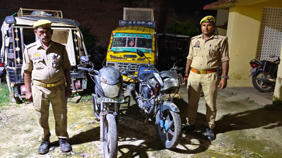 Banda: Illegal property worth one lakh five thousand of two gangster accused confiscated