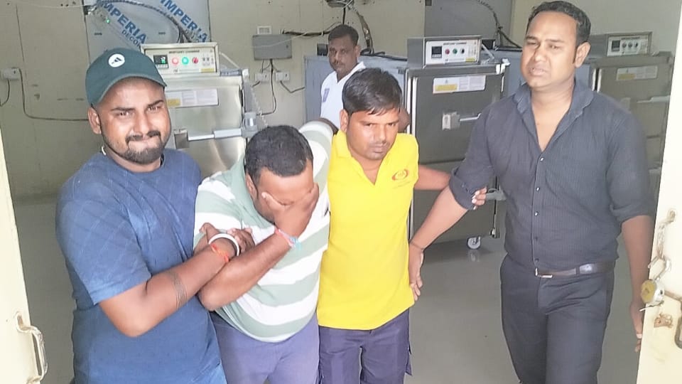 Father kept caressing his son s dead body in freezer