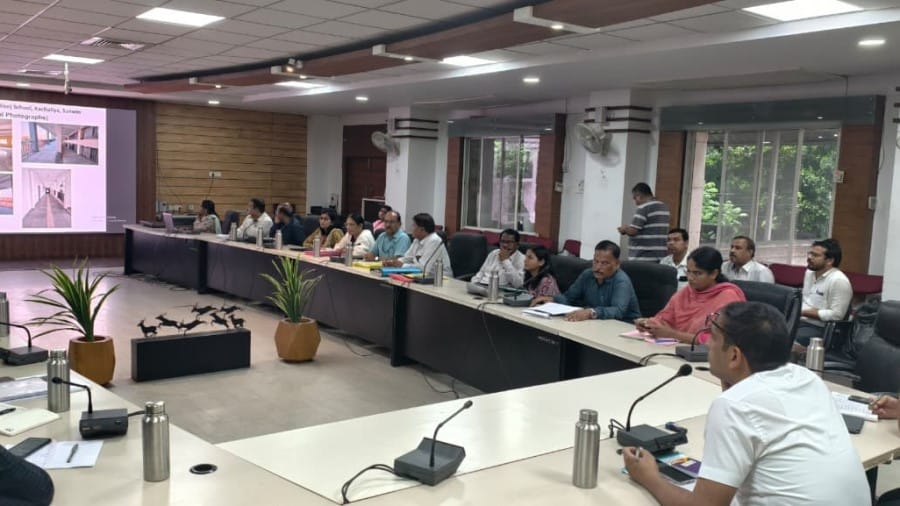 indore news sandeepani schools construction progress and scholarship scheme details