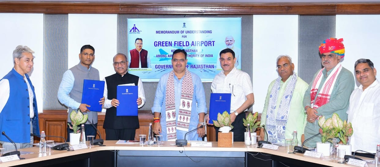 Cabinet approves development of Green Field Airport at Kota-Bundi (Rajasthan)