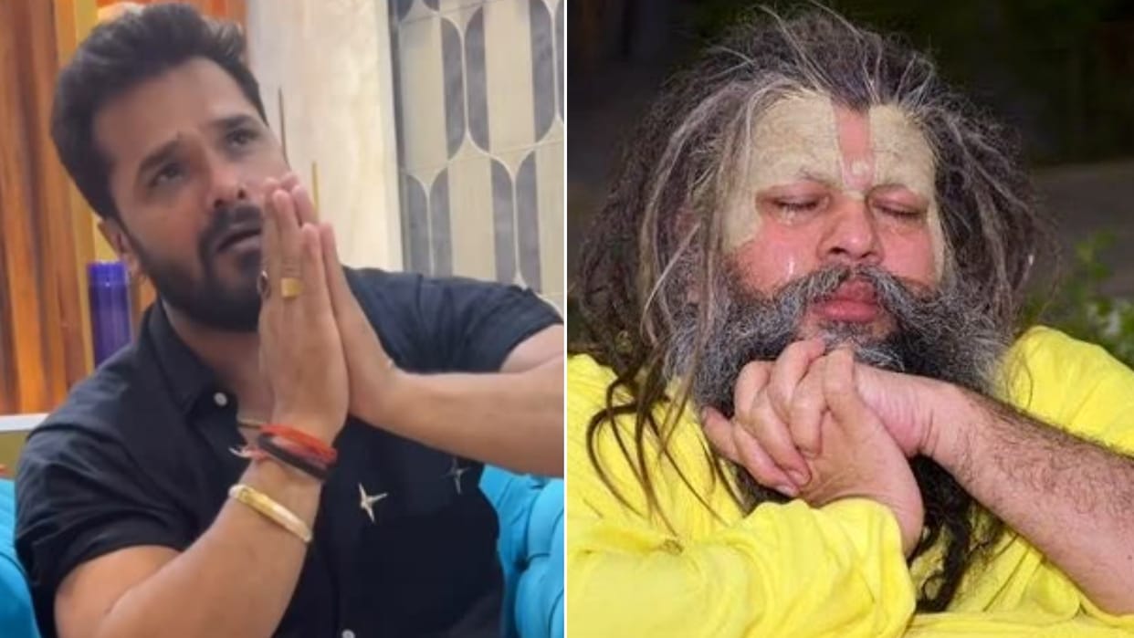 khesari lal yadav comment post on premanand maharaj on social media trolled by users
