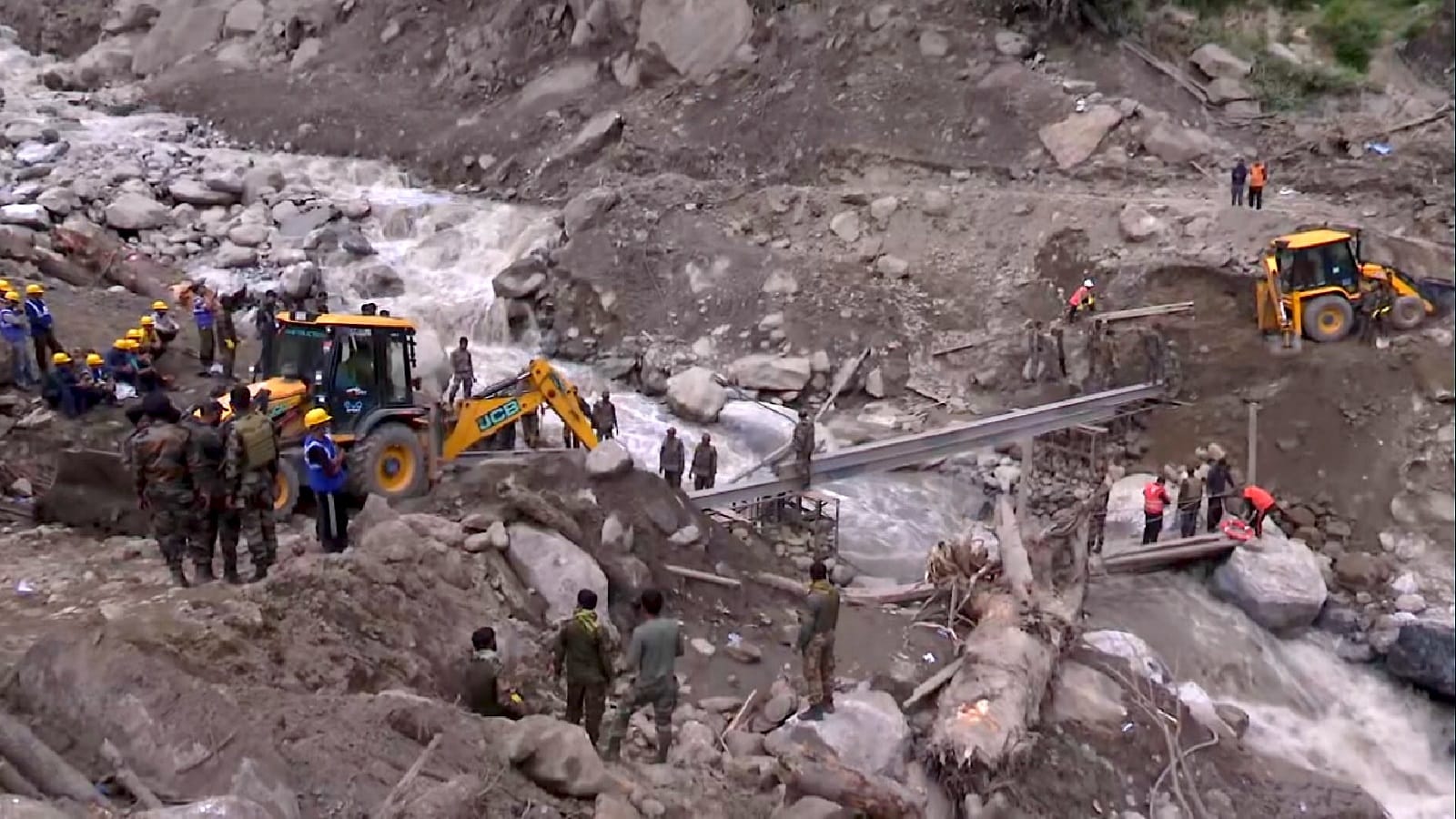Kishtwar Cloudburst Ground Report Search operation continues for people trapped under debris