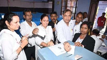 Kanpur: 74.1 percent voting in Lawyers Association elections,ballot boxes sealed under supervision of officers