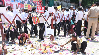 Kanpur: 74.1 percent voting in Lawyers Association elections,ballot boxes sealed under supervision of officers