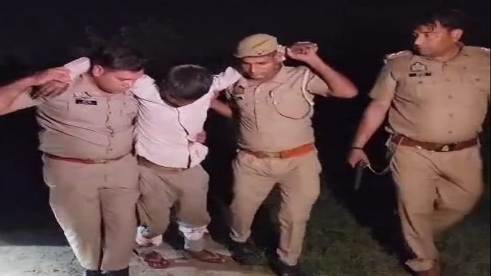 Wanted accused injured in encounter with police illegal pistol and cartridges recovered from his possession in