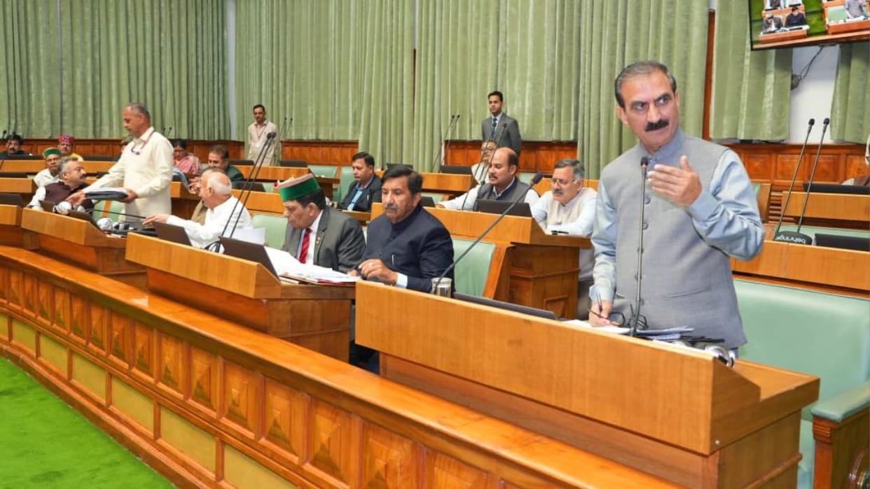 Himachal Assembly Session CM Sukhvinder Singh Sukhu on 300 units of free electricity