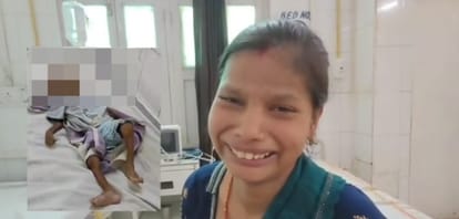 शिवपुरी में कुपोषण से बच्ची की हुई मौत।