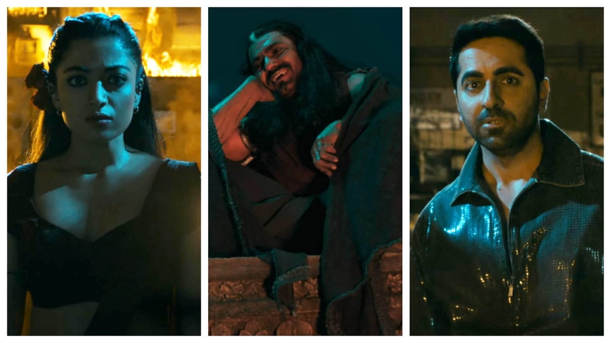 Thama Teaser: Ayushmann Khurrana Rashmika Mandanna Nawazuddin Siddiqui Paresh Rawal Dinesh Vijan Maddock Films