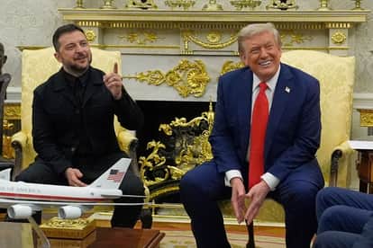 ukraine russia war and trump zelensky meeting outcome in white house know political symbol of zelensky's outfi