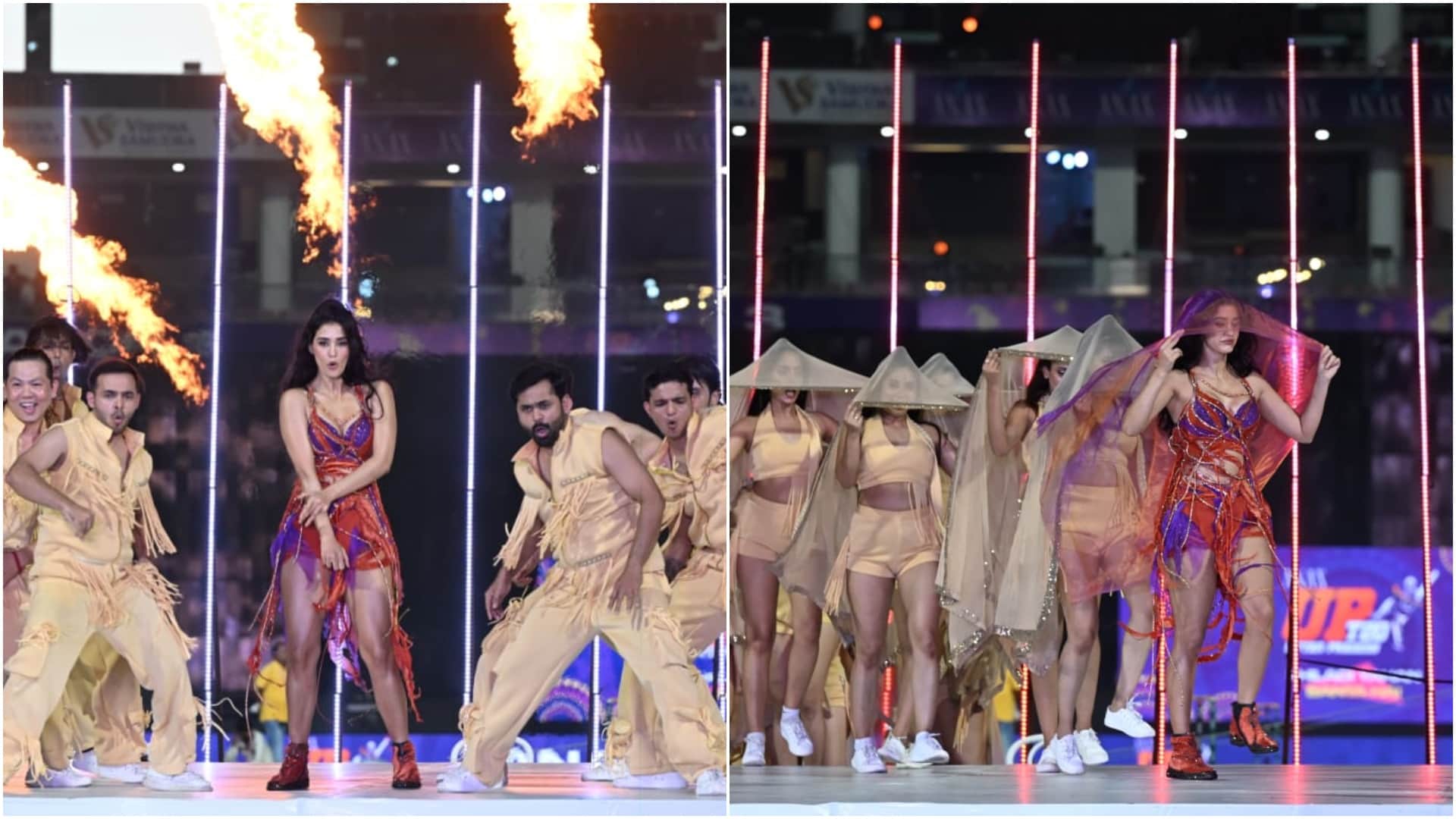 UPT20 League Grand Opening: Bollywood Stars Light Up Ekana Stadium with Dance & Music Disha Patani, Tamannah